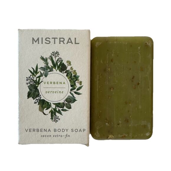 Mistral Gentle Bar Soap Verbena Body Soap Travel Size 1.59 Oz France NEW - Picture 1 of 3